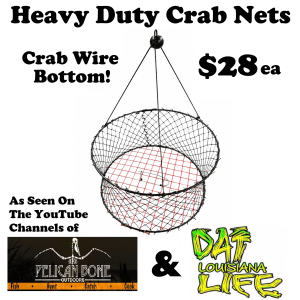Heavy Duty Crab Nets w/Crab Wire Bottom